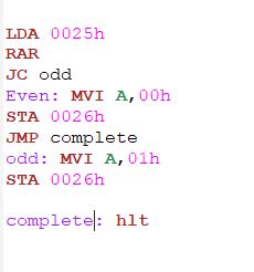 8085 program to check even or odd|Write Assembly Language Program to Find Whether Number is .